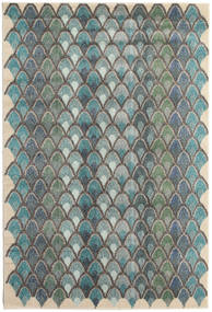  140X200 Yam Teal/Multicolor Small Rug