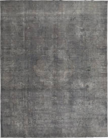  Persian Colored Vintage Rug 279X362 Grey/Dark Grey Carpetvista