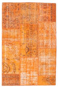 121X184 絨毯 パッチワーク モダン オレンジ/ベージュ (ウール, トルコ) Carpetvista