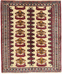 Tappeto Turkaman 85X102 (Lana, Persia/Iran)