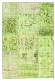 絨毯 パッチワーク 102X150 グリーン/グリーン (ウール, トルコ)