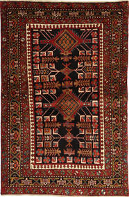 105X160 Dywan Heriz Orientalny Brunatny/Czerwony (Wełna, Persja/Iran) Carpetvista
