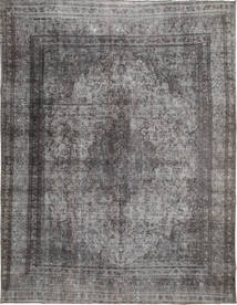  Persian Colored Vintage Rug 285X369 Grey/Dark Grey Carpetvista