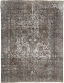  Persian Colored Vintage Rug 291X390 Grey/Dark Grey Carpetvista