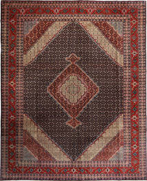  Ardebil Rug 300X376 Persian Wool Dark Red/Brown Large Carpetvista
