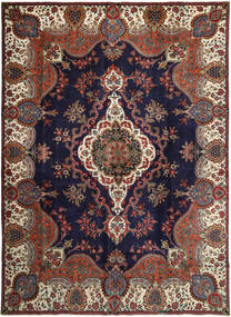 Tapete Persa Tabriz Patina 283X393 Vermelho/Porpora Escuro Grande (Lã, Pérsia/Irão)