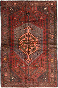  Orientalischer Hamadan Fine Teppich 135X206 Wolle, Persien/Iran Carpetvista