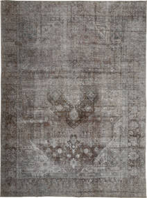  Persian Colored Vintage Rug 283X380 Grey/Dark Grey Carpetvista