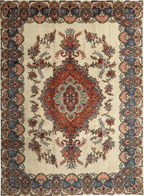  Oriental Tabriz Patina Rug 246X339 Brown/Beige Wool, Persia/Iran Carpetvista