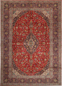  Persischer Keshan Patina Teppich 304X429 Rot/Braun Großer (Wolle, Persien/Iran)