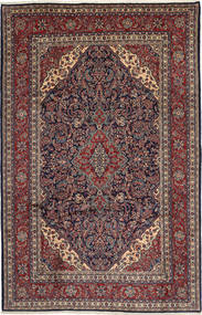 絨毯 ペルシャ ハマダン シャフバフ 220X335 レッド/ダークピンク (ウール, ペルシャ/イラン)