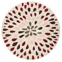 Droplets Ø 150 Small Round Wool Rug