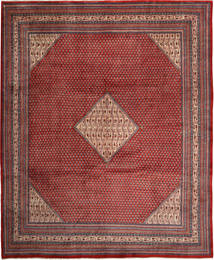  Persisk Sarough Mir Matta 320X385 Röd/Brun Carpetvista