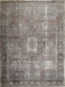  Persian Colored Vintage Rug 290X389 Grey/Dark Grey Carpetvista