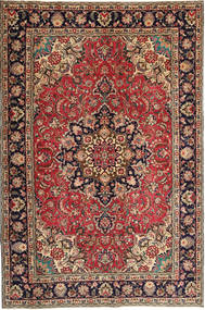  Oriental Tabriz Patina Rug 190X295 Brown/Red Wool, Persia/Iran Carpetvista