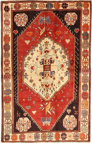  130X205 Medalhão Pequeno Shiraz Tapete Lã, Carpetvista