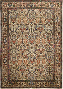  Oriental Tabriz Patina Rug 238X338 Brown/Beige Wool, Persia/Iran Carpetvista