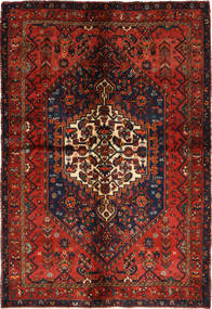 Hamadan Fine Teppich 140X205 Wolle, Persien/Iran Carpetvista