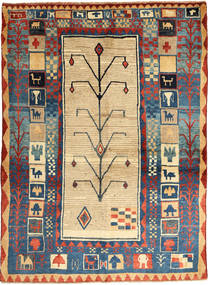 Gabbeh Persisch Teppich 145X200 Wolle, Persien/Iran Carpetvista