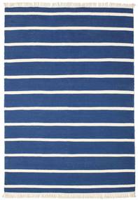 Dorri Stripe 140X200 Small Dark Blue Striped Wool Rug 