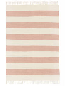  140X200 Cotton Stripe Rózsaszín Kicsi Szőnyeg