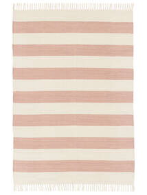Kjøkken Teppe Cotton Stripe 160X230 Bomull Moderne Stripet Rosa