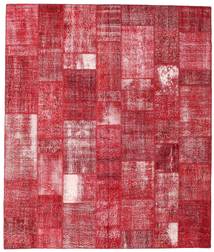  Patchwork Rug 254X300 Wool Red/Light Pink Large Carpetvista