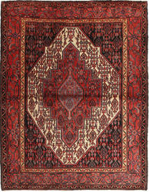  125X162 Medallion Small Senneh Fine Rug Wool, Carpetvista