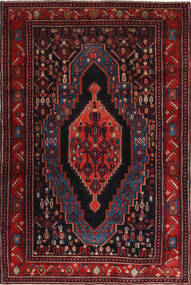 Tappeto Senneh Fine 120X190 Rosso Scuro/Rosso (Lana, Persia/Iran)