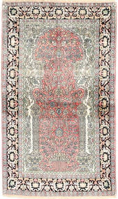 87X152 Kashmir Art Silke Teppe Orientalsk (Silke, India) Carpetvista