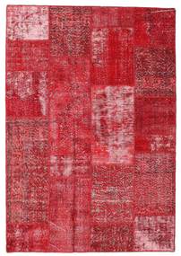  161X231 Patchwork Teppich Rot Türkei Carpetvista