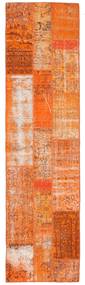 80X305 Tapis Patchwork Moderne De Couloir Orange/Beige (Laine, Turquie) Carpetvista