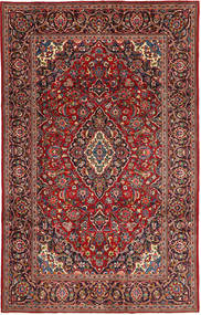  Orientalischer Keshan Teppich 197X308 Wolle, Persien/Iran Carpetvista