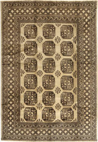  Orientalischer Afghan Natural Teppich 202X291 Wolle, Afghanistan Carpetvista