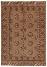 Afghan Fine Rug 98X139 Brown Wool, Afghanistan Carpetvista