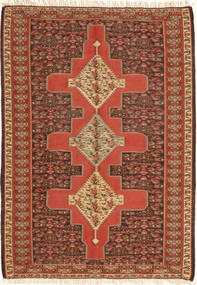 Kelim Fars Teppich 116X155 Wolle, Persien/Iran Carpetvista