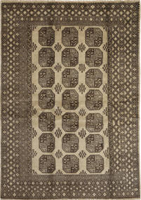  200X281 円形 アフガン ナチュラル 絨毯 ウール, Carpetvista