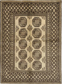 絨毯 アフガン ナチュラル 176X242 オレンジ/ベージュ (ウール, アフガニスタン)