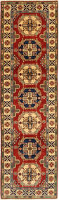 84X295 絨毯 オリエンタル カザック Fine 廊下 カーペット 茶色/オレンジ (ウール, パキスタン) Carpetvista