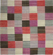 Kelim Modern Teppich 215X227 Quadratisch Wolle, Afghanistan Carpetvista