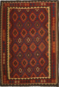 絨毯 キリム マイマネ 206X292 (ウール, アフガニスタン)