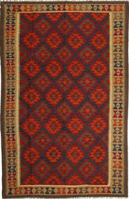 絨毯 キリム マイマネ 196X296 (ウール, アフガニスタン)
