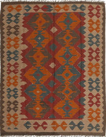 Kelim Maimane Teppich 142X183 Wolle, Afghanistan Carpetvista