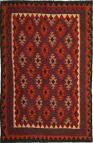 絨毯 キリム マイマネ 195X302 (ウール, アフガニスタン)