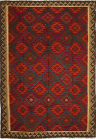 絨毯 キリム マイマネ 195X290 (ウール, アフガニスタン)