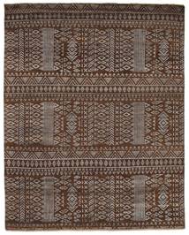 243X305 Damask Teppich Moderner Braun (Wolle, Indien) Carpetvista