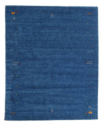  190X240 Gabbeh Loom Frame Rug - Blue Wool