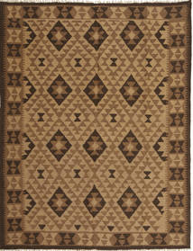  Orientalischer Kelim Maimane Teppich 156X201 Orange/Braun Wolle, Afghanistan Carpetvista