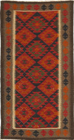  Kilim Maimane Rug 100X193 Wool Brown/Red Small Carpetvista