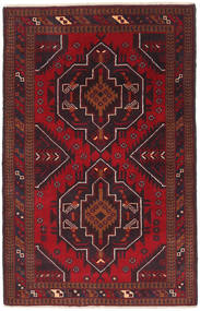 Tapete Oriental Balúchi 86X140 Vermelho Escuro/Vermelho (Lã, Afeganistão)